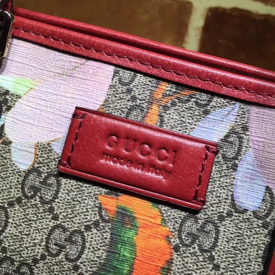 GUCCI GG Supreme Tote Bag A410748 red