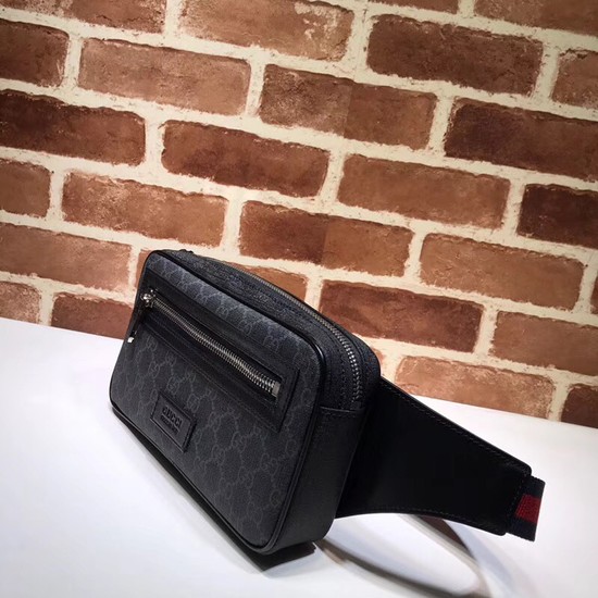 Gucci Soft GG Supreme belt bag 474293 black