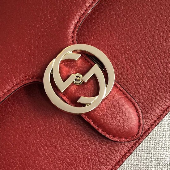 Gucci GG Cowhide top quality Shoulder Bag 510303 red