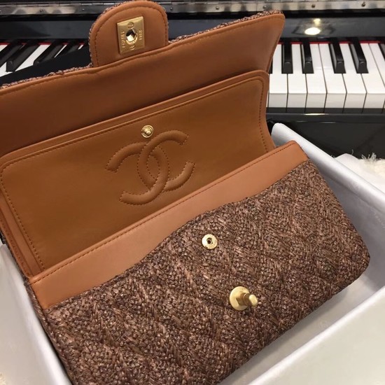 Chanel Flap Shoulder Bags BZ1112 brown