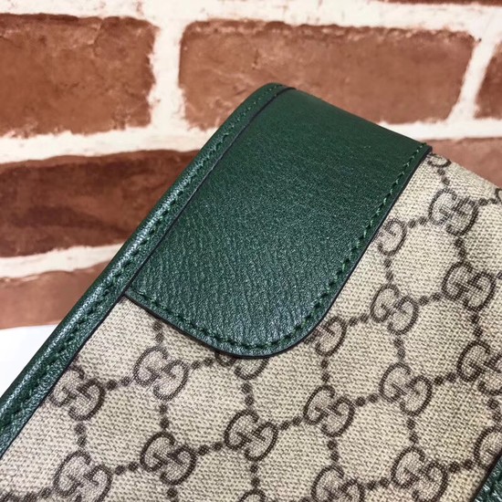 Gucci Courrier soft GG Supreme duffle bag 459311 green