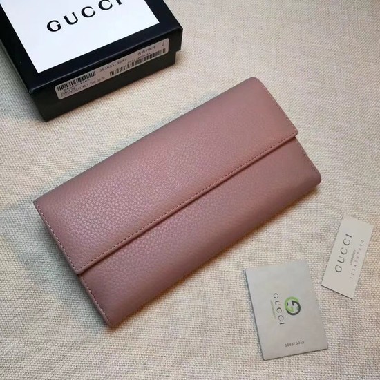 Gucci Calf leather Wallet 337335 pink