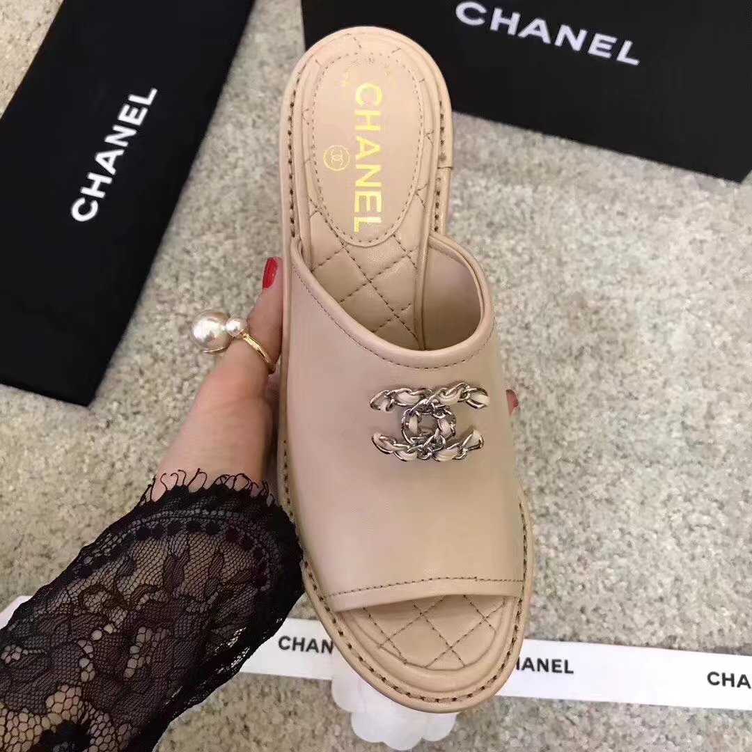 Chanel slippers CH2329LS Apricot 