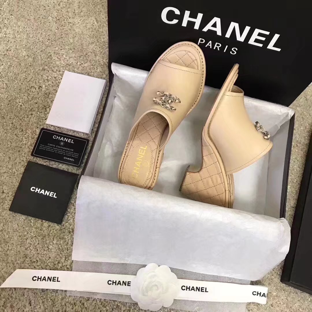 Chanel slippers CH2329LS Apricot 