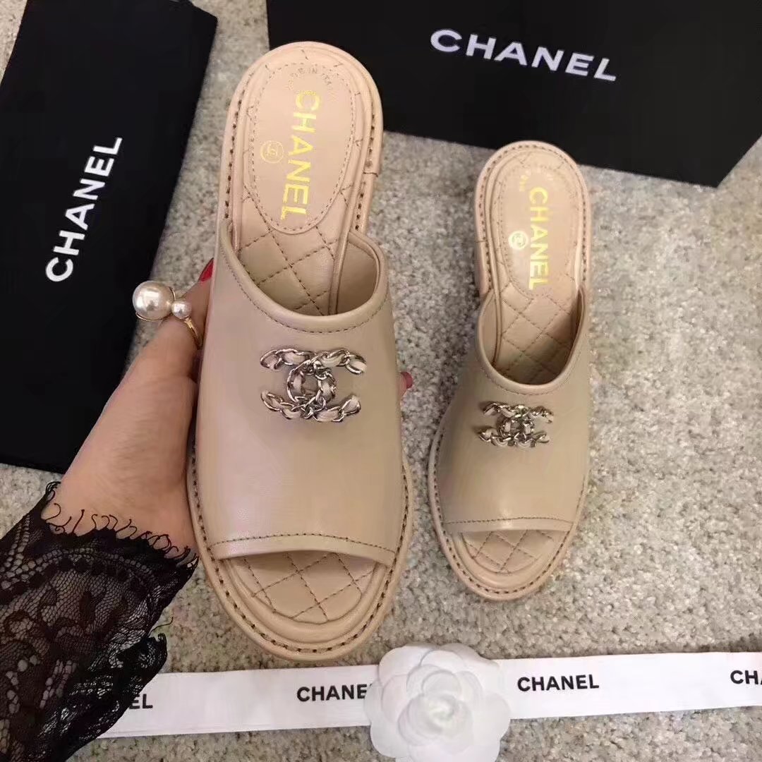 Chanel slippers CH2329LS Apricot 