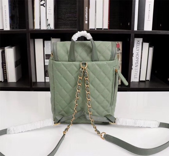 Chanel Caviar Leather Backpack 83430 green