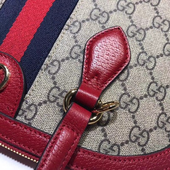 Gucci Ophidia GG medium top handle bag 524533 red