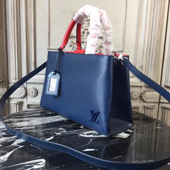 Louis Vuitton KLEBER MM EPI INDIGO M51333 blue