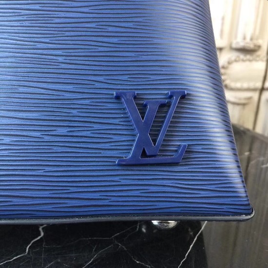 Louis Vuitton KLEBER MM EPI INDIGO M51333 blue