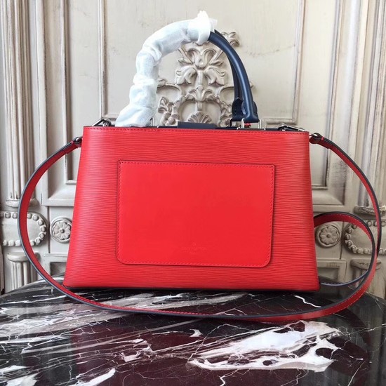 Louis Vuitton KLEBER MM EPI INDIGO M51333 red