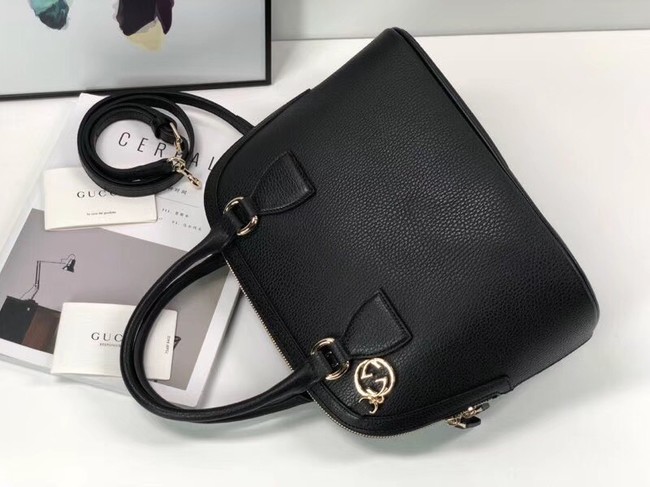 Gucci GG Calf leather top quality tote bag 449662 black