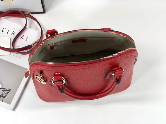 Gucci GG Calf leather top quality tote bag 449662 red