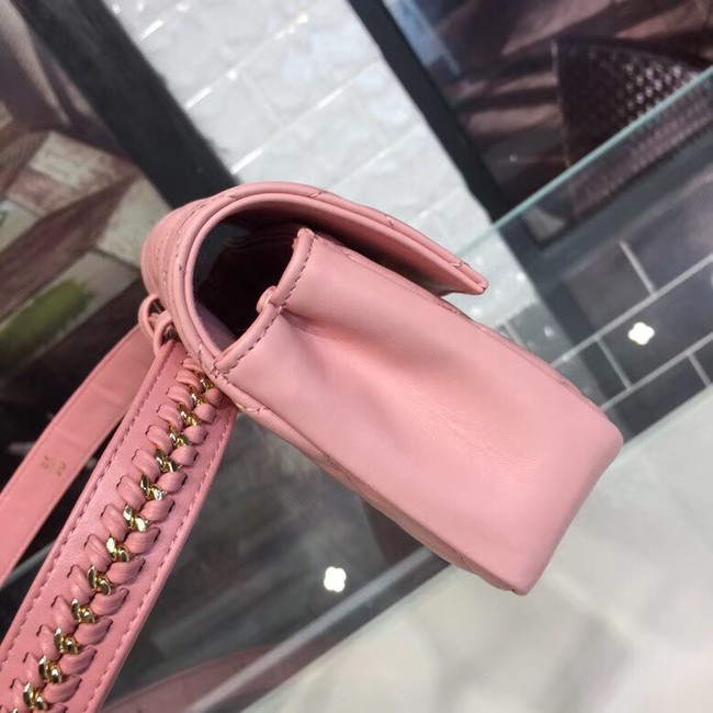 Chanel Original waist pack Sheepskin 4771 pink