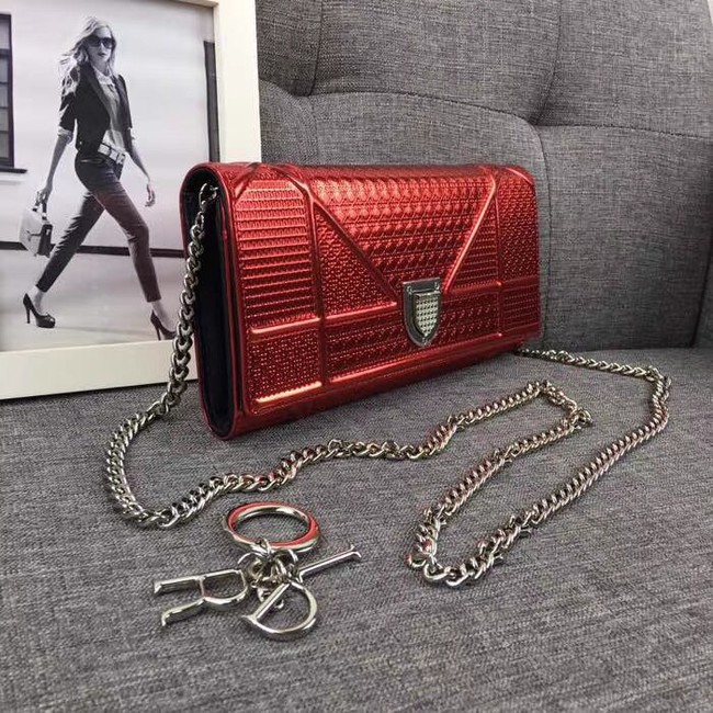 Dior Original Cowhide mini Shoulder Bag 3780 red