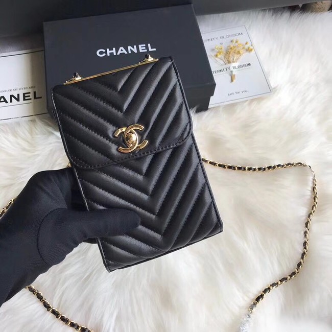 Chanel Flap Original Mobile phone bag 55698 black