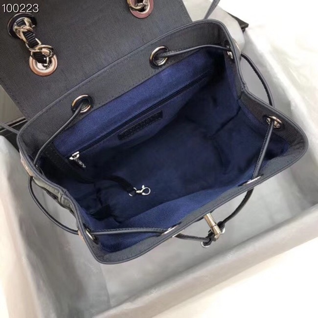 Chanel Backpack Calfskin A57497 dark blue