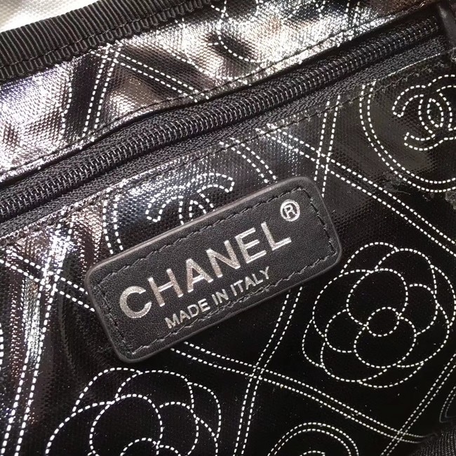 Chanel Camera Case Pocket A57273 Black & Beige