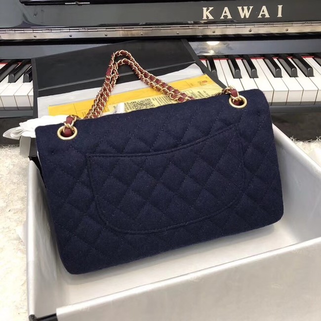 Chanel Original Classic Handbag A01112 Navy Blue