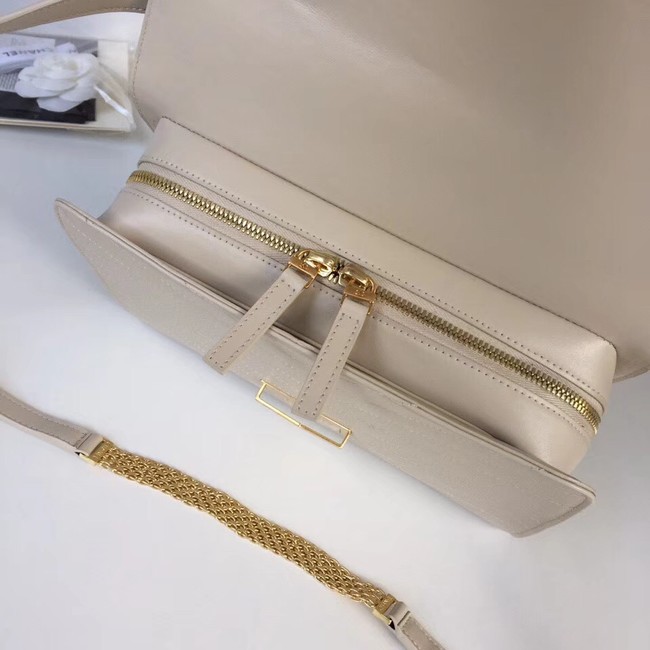 Chanel Flap Bag Original Calfskin & Gold-Tone Metal A57492 Beige