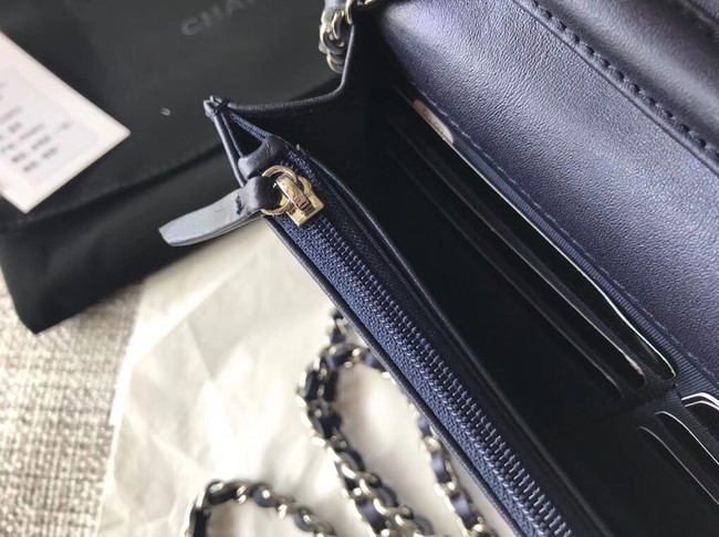 Chanel Wallet on Chain A84510 Royal Blue