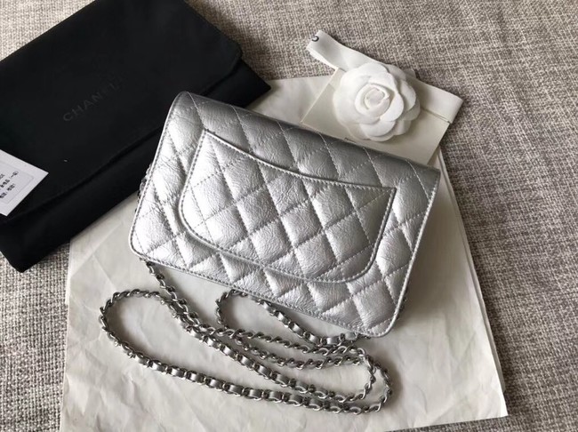 Chanel Wallet on Chain A84510 Silver