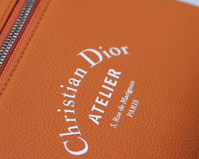 Dior Original Cowhide knapsack S0208 orange