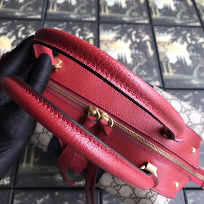 Gucci GG canvas top quality tote bag 523433 red