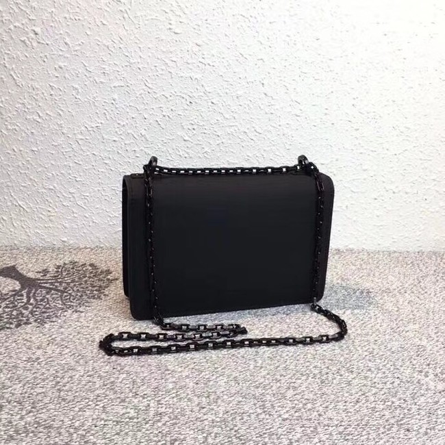 JADIOR FLAP BAG IN BLACK CALFSKIN M9000SL