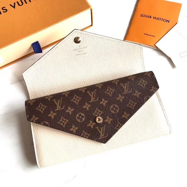 Louis vuitton MONOGRAM DOUBLE wallet M64317 white