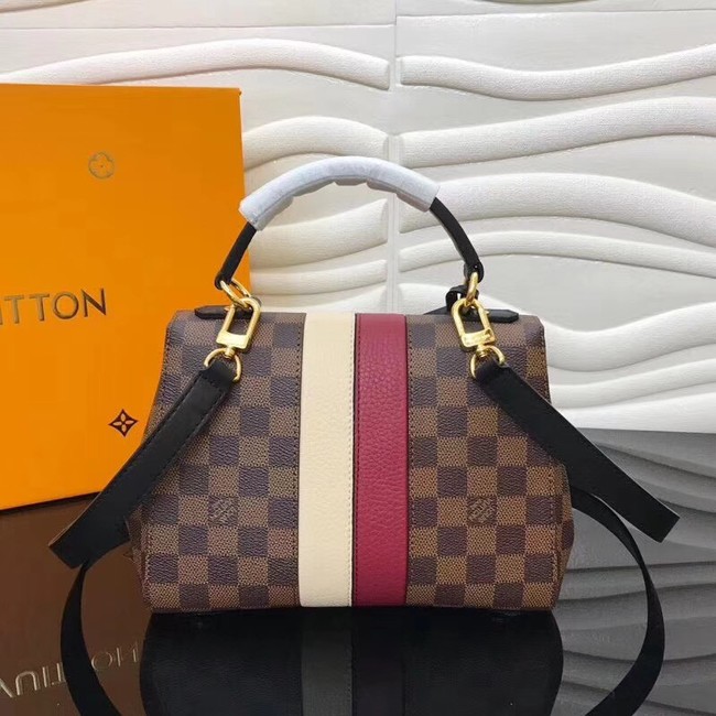 Louis vuitton original monogram canvas ONE HANDLE 41076 red&white