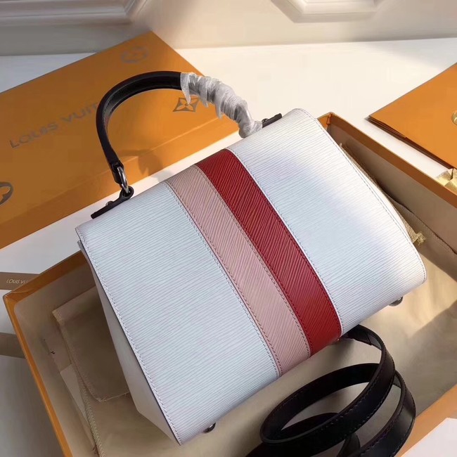 Louis Vuitton Epi Leather CLUNY BB M41312 White