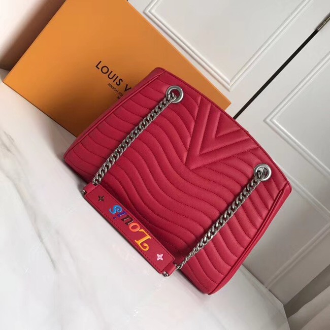 LOUIS VUITTON NEW WAVE CHAIN TOTE M51497 red