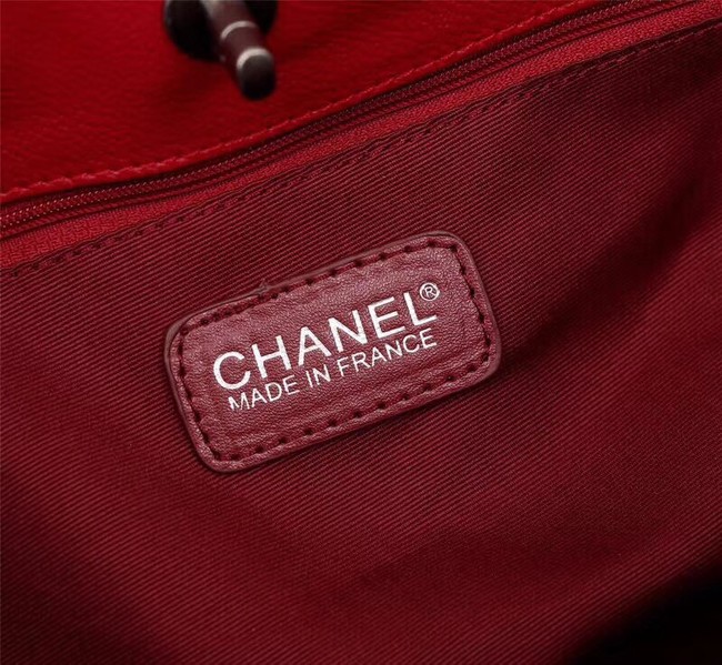 Chanel Calfskin Shoulder Bag 5694 red