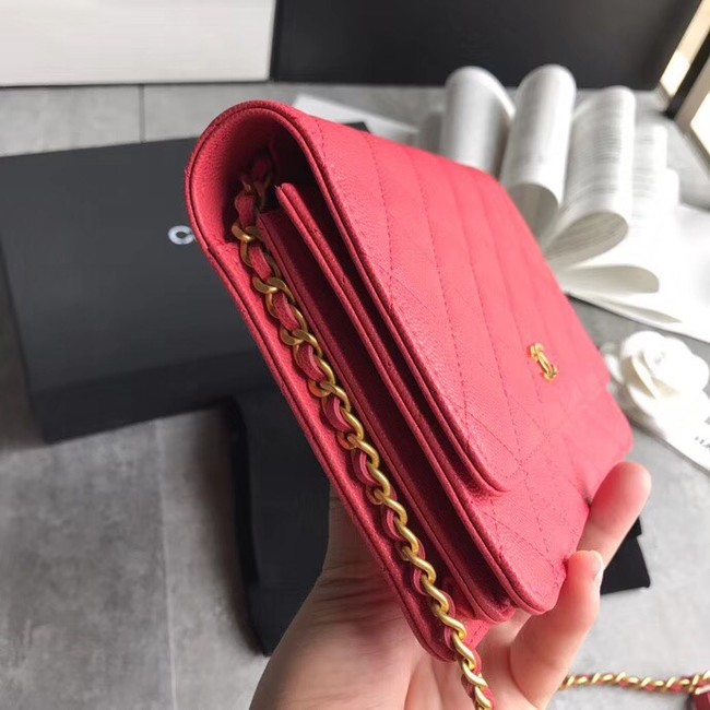 BOY CHANEL Clutch with Chain A84433 Rose