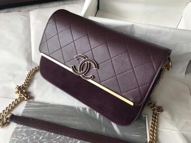 Chanel Original Flap Bag A57560 Wine