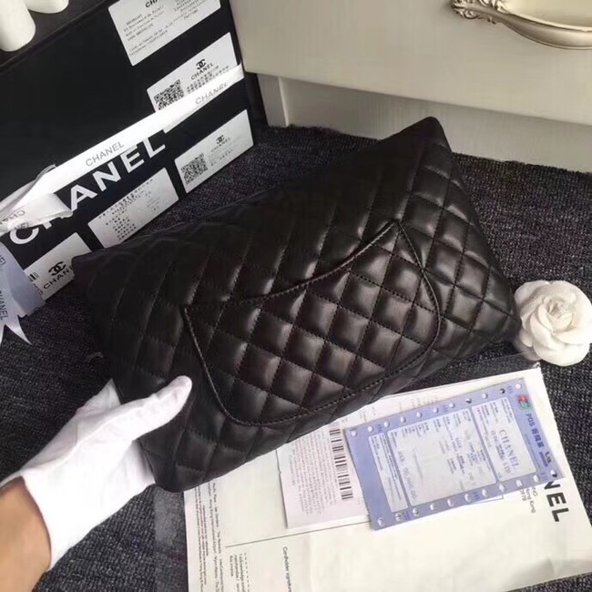 CHANEL Original Clutch Lambskin A57650 black