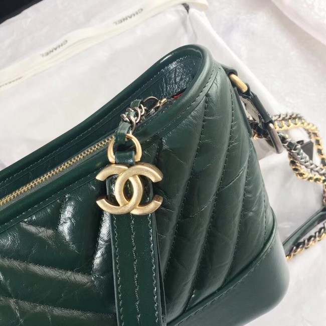 CHANEL GABRIELLE Original Small Hobo Bag A91810 green