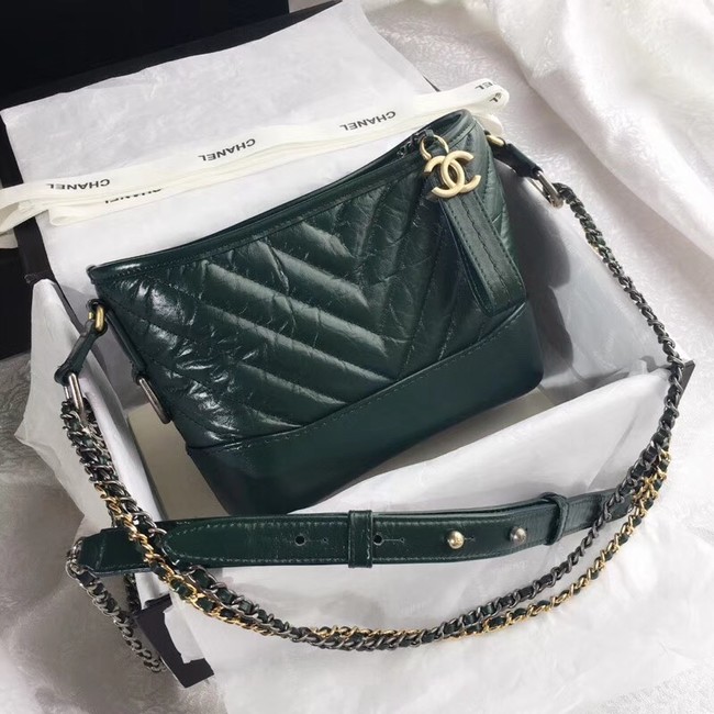 CHANEL GABRIELLE Original Small Hobo Bag A91810 green