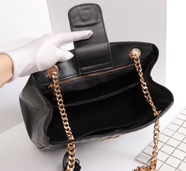 LOUIS VUITTON Leather M51497 black