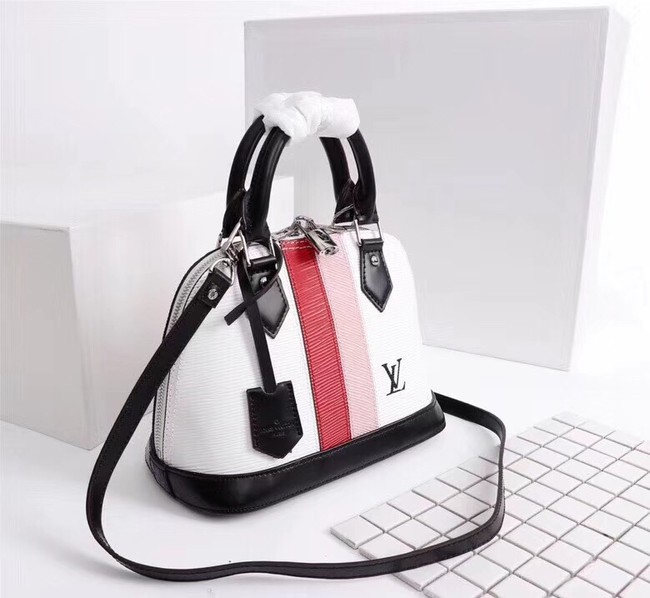 Louis Vuitton Epi leather ALMA BB M51962 white