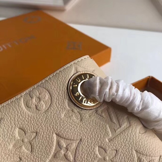 Louis vuitton original mongram empreinte PONTHIEU BB M43750 Apricot