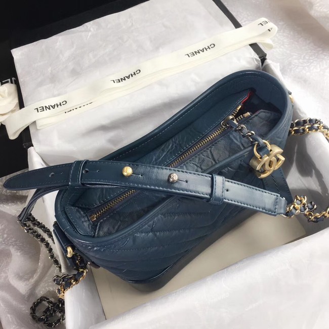 CHANEL GABRIELLE Original Small Hobo Bag A91810 Blue