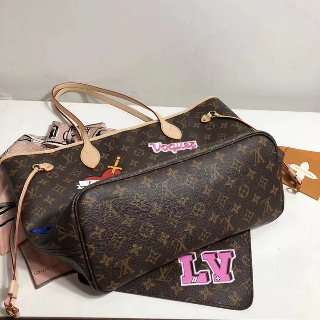 Louis vuitton original monogram canvas NEVERFULL MM M43988