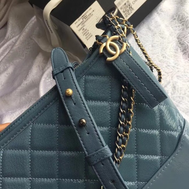 CHANEL GABRIELLE Hobo Bag Original A93824 blue