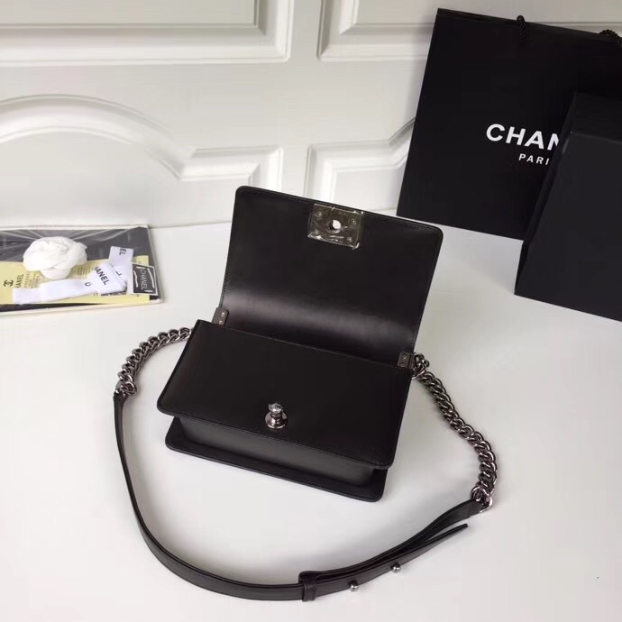 Chanel LE BOY Shoulder Bag Original A67085 black