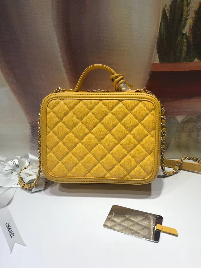 Chanel Vanity Case Original A93343 yellow