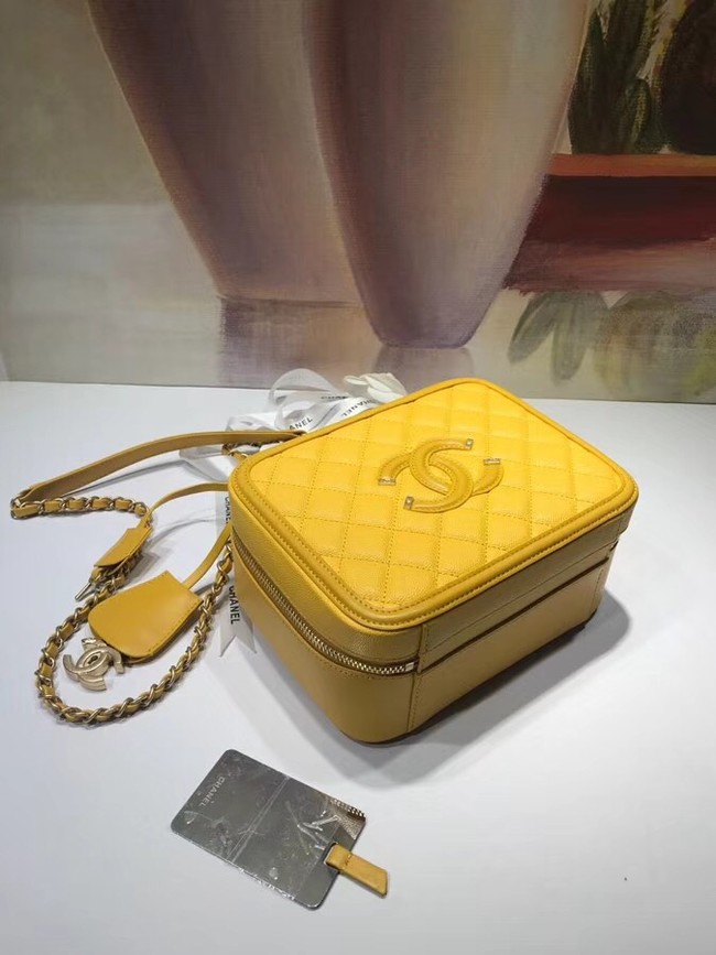 Chanel Vanity Case Original A93343 yellow