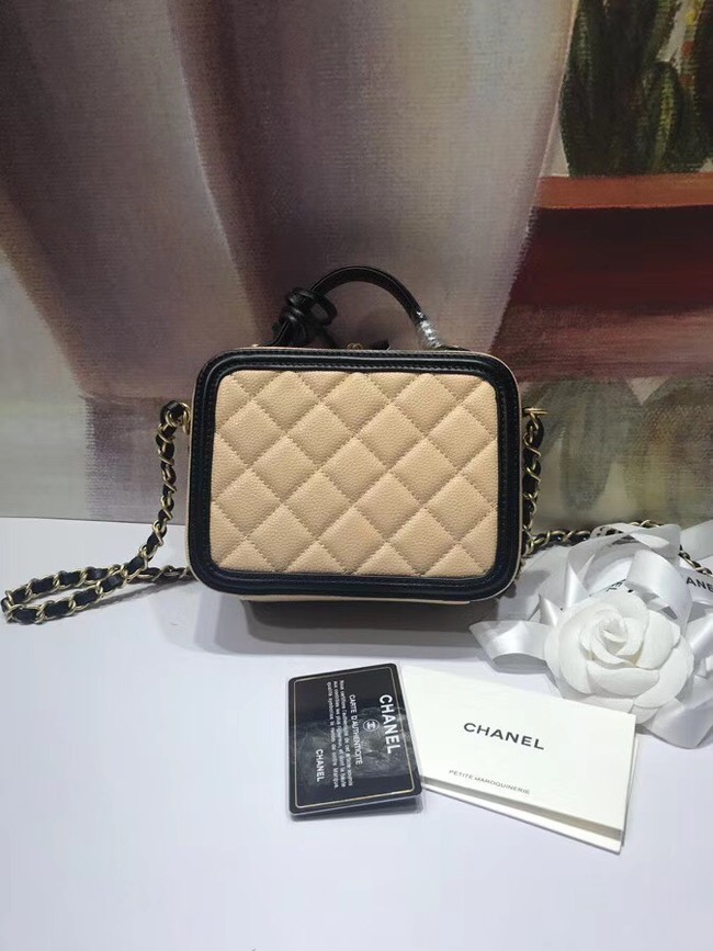 Chanel mini Vanity Case Original A93342 apricot