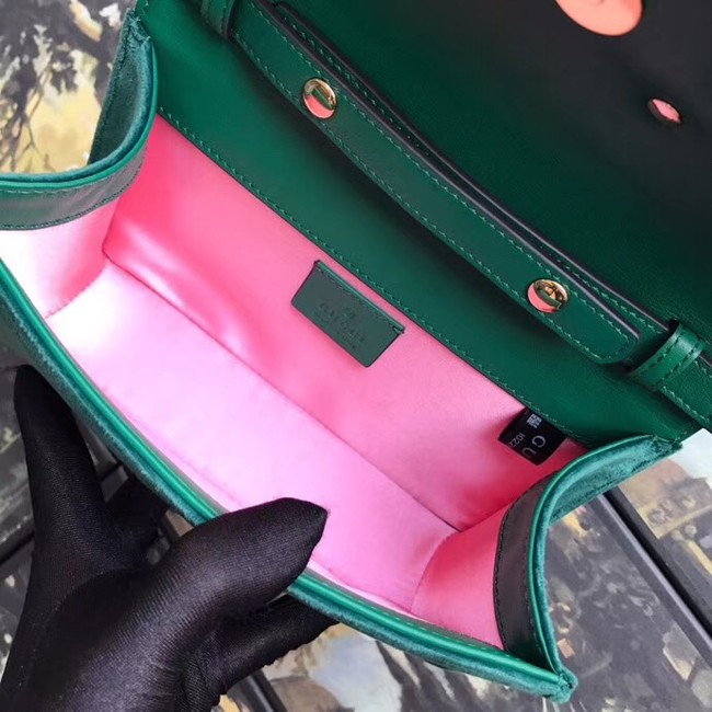 Gucci Shoulder bag with Square G 544242 green