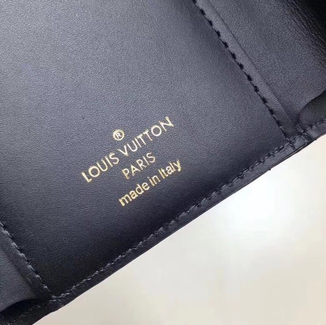 LOUIS VUITTON NEW WAVE COMPACT WALLET M63427 black